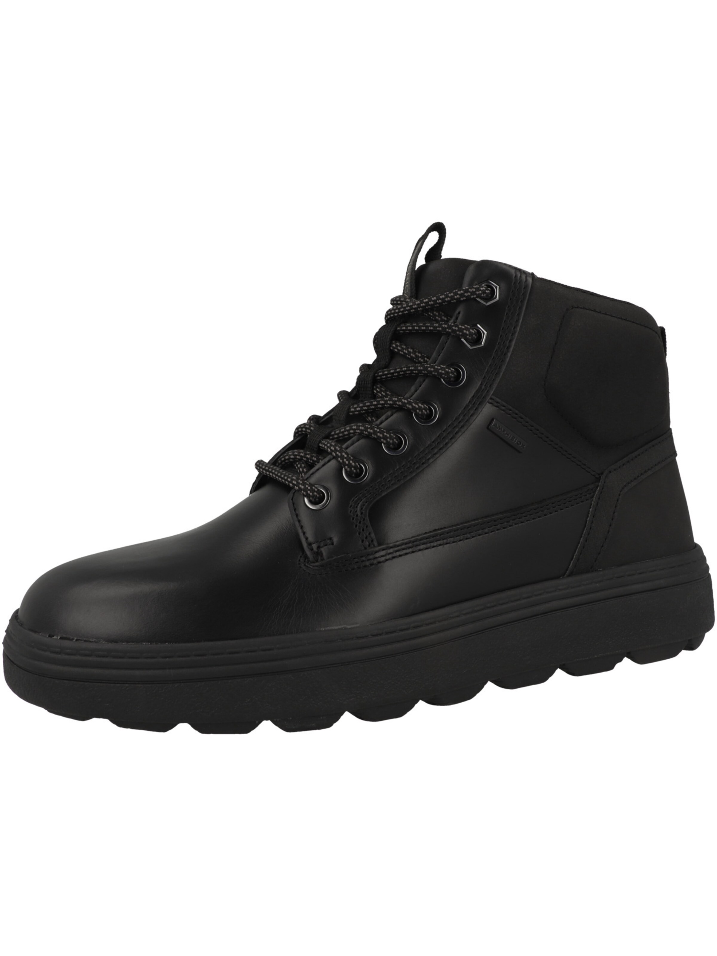 GEOX Lace-up boots 'U Spherica Ecub-1.1 B ABX' in Black: front