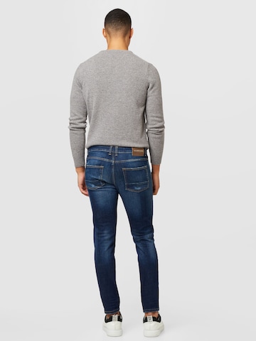 Goldgarn Skinny Jeans i blå