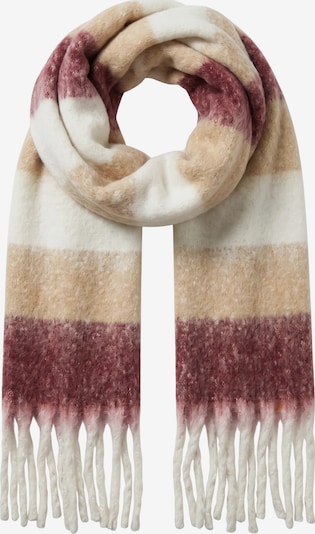 studioselect Écharpe 'Elisa' en One Size en beige / bourgogne / blanc cassé, Vue avec produit