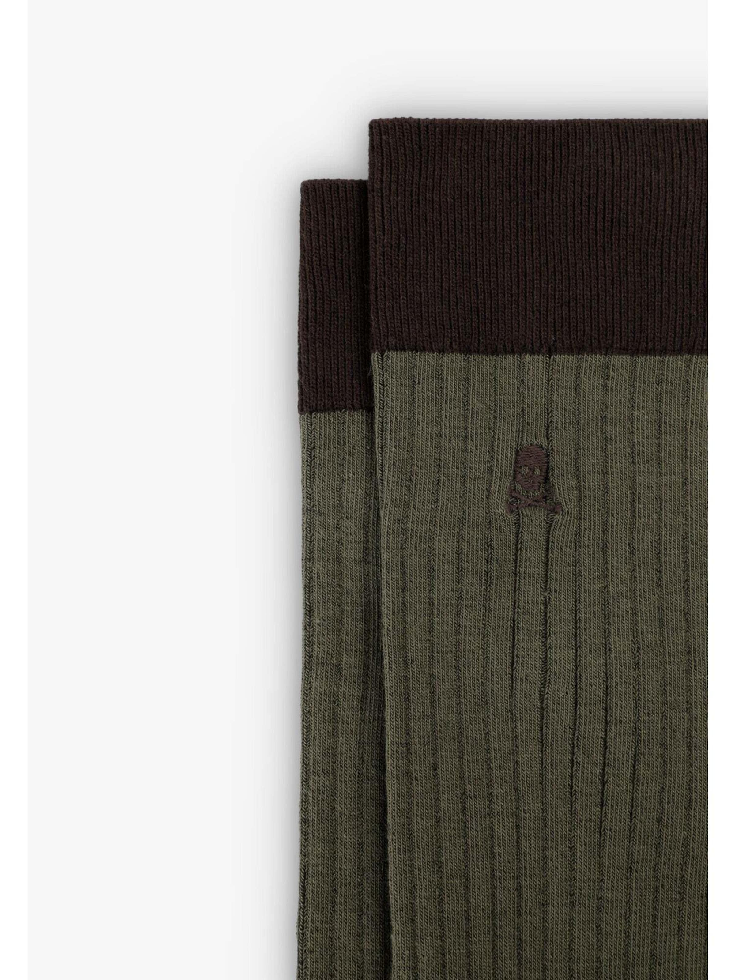Chaussettes ' ' Scalpers en vert : devant