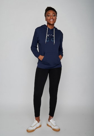 GREENBOMB Sweatshirt 'Bike Seagulls' in Blauw