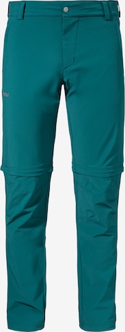 Schöffel Slimfit Outdoorhose in Grün: predná strana