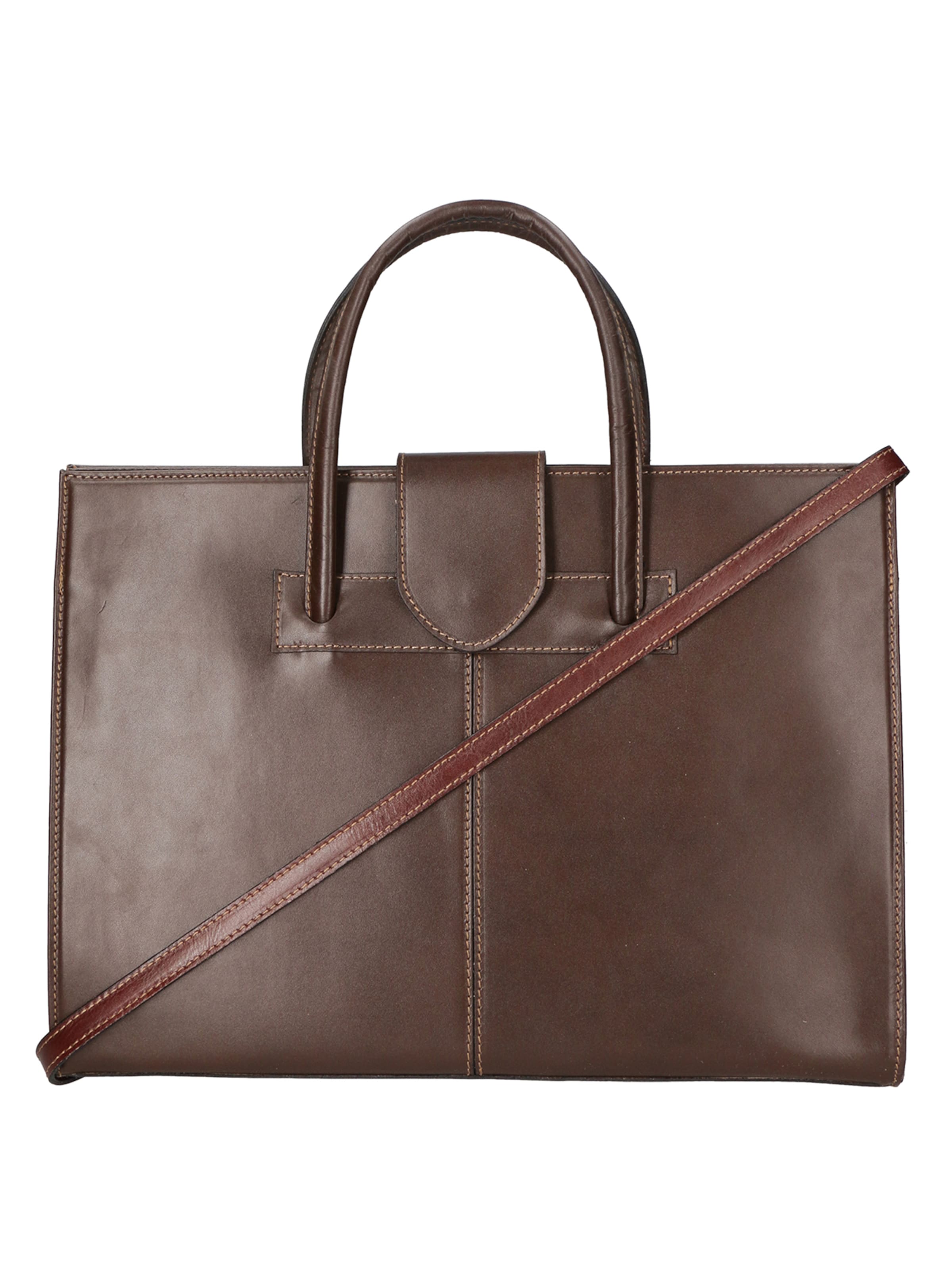 Gave Lux Handtas in Bruin: voorkant