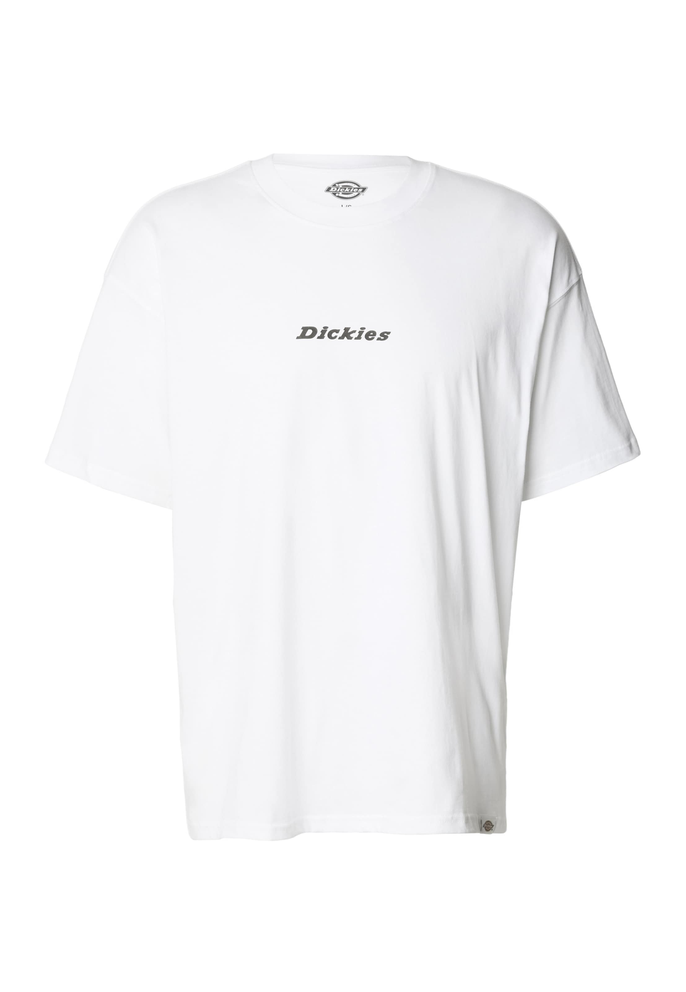 DICKIES Shirt 'Enterprise' in Wit: voorkant