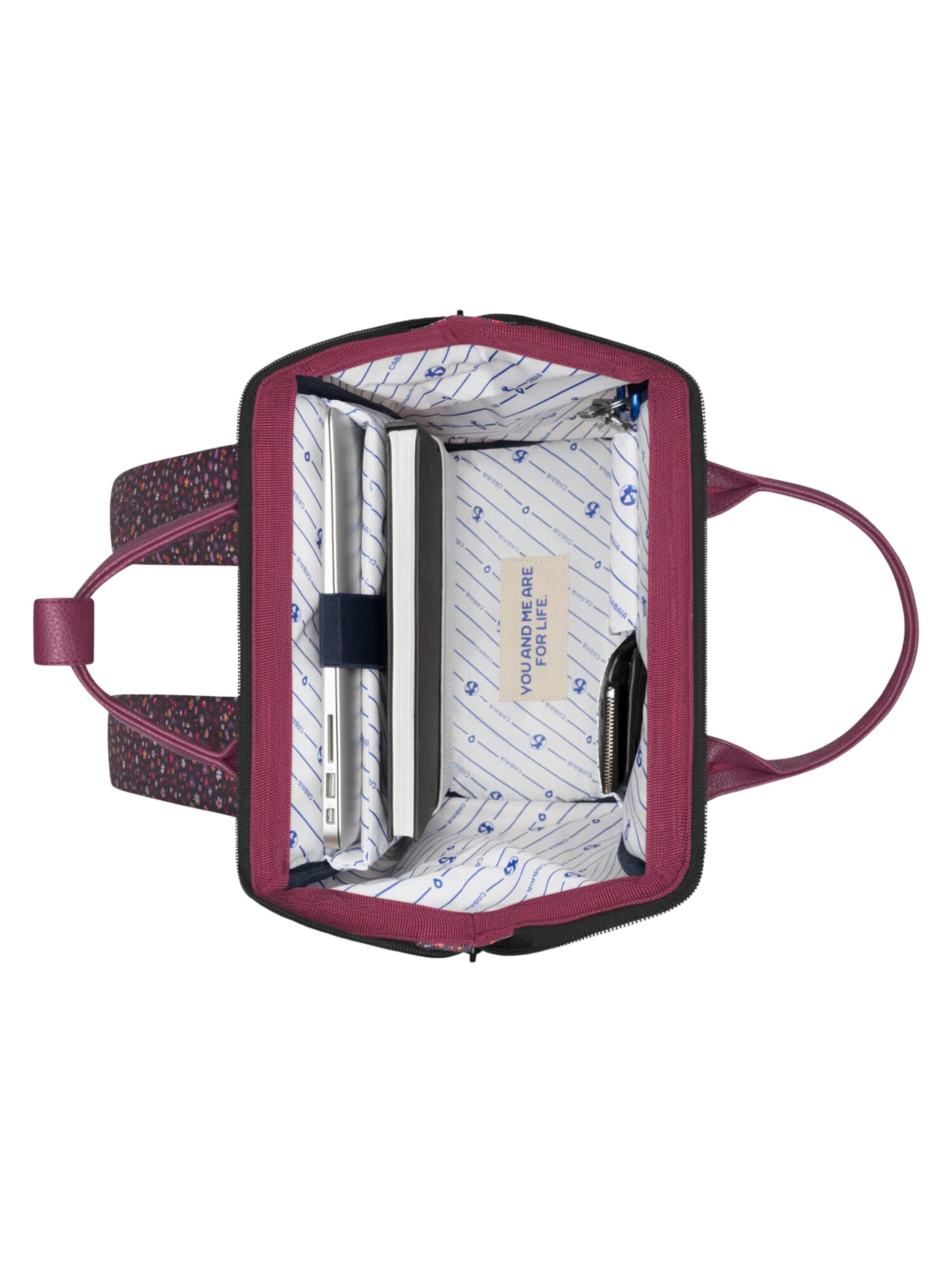 Cabaia Backpack 'Lausanne M' in Purple