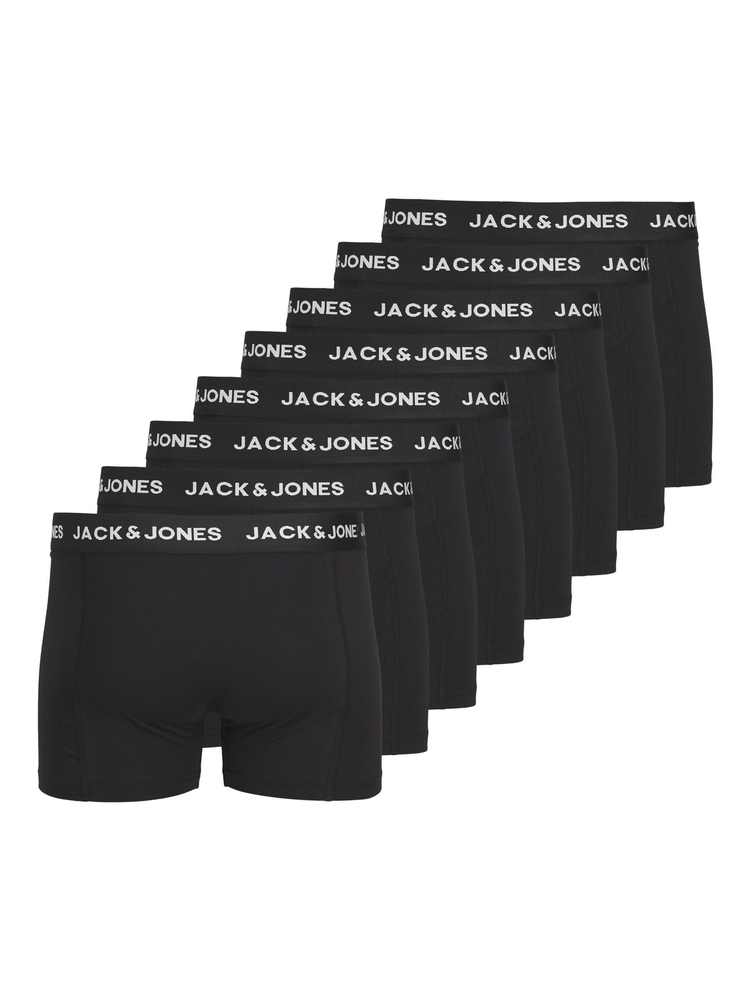 JACK & JONES Boxershorts in Zwart: voorkant