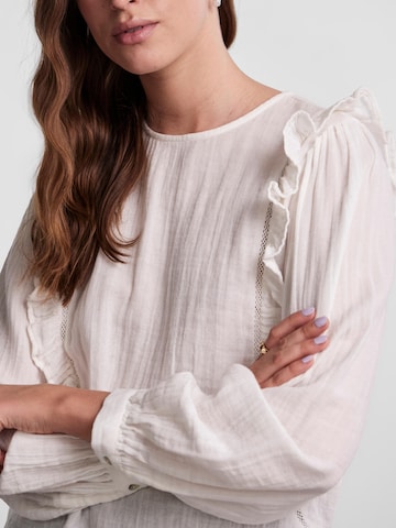PIECES Blouse 'JACOBINE' in Wit