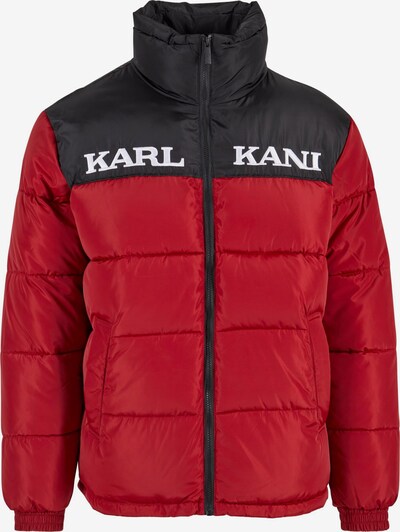 Karl Kani Ziemas jaka, krāsa - tumši sarkans / melns / balts, Preces skats