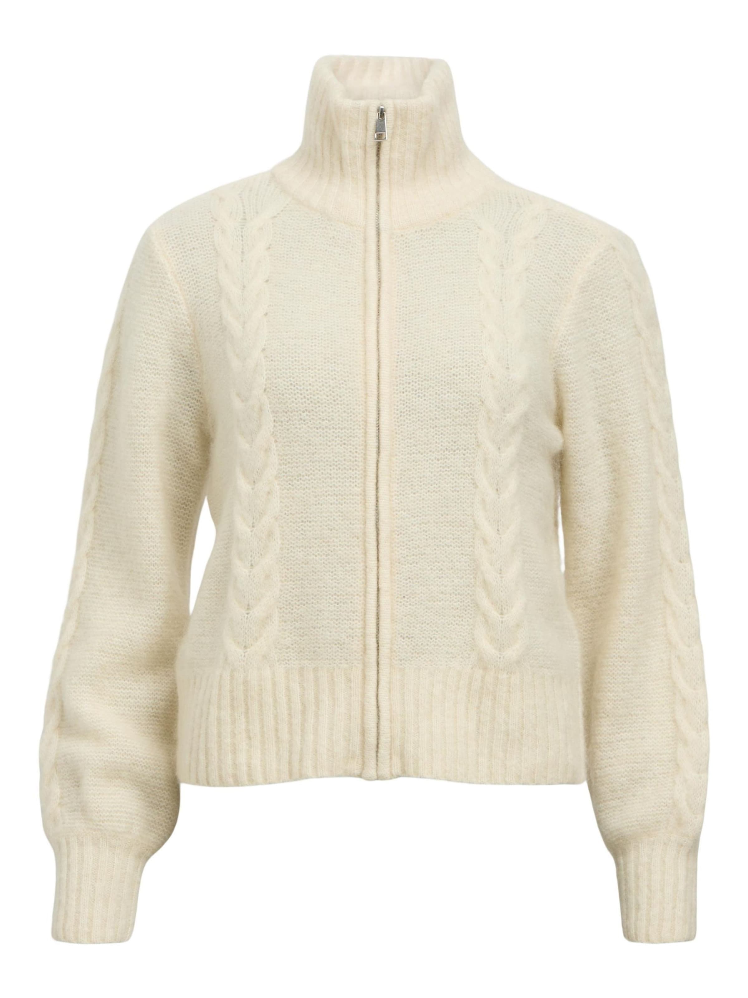 OBJECT Knit Cardigan &#x27;Nete&#x27; in Beige: front