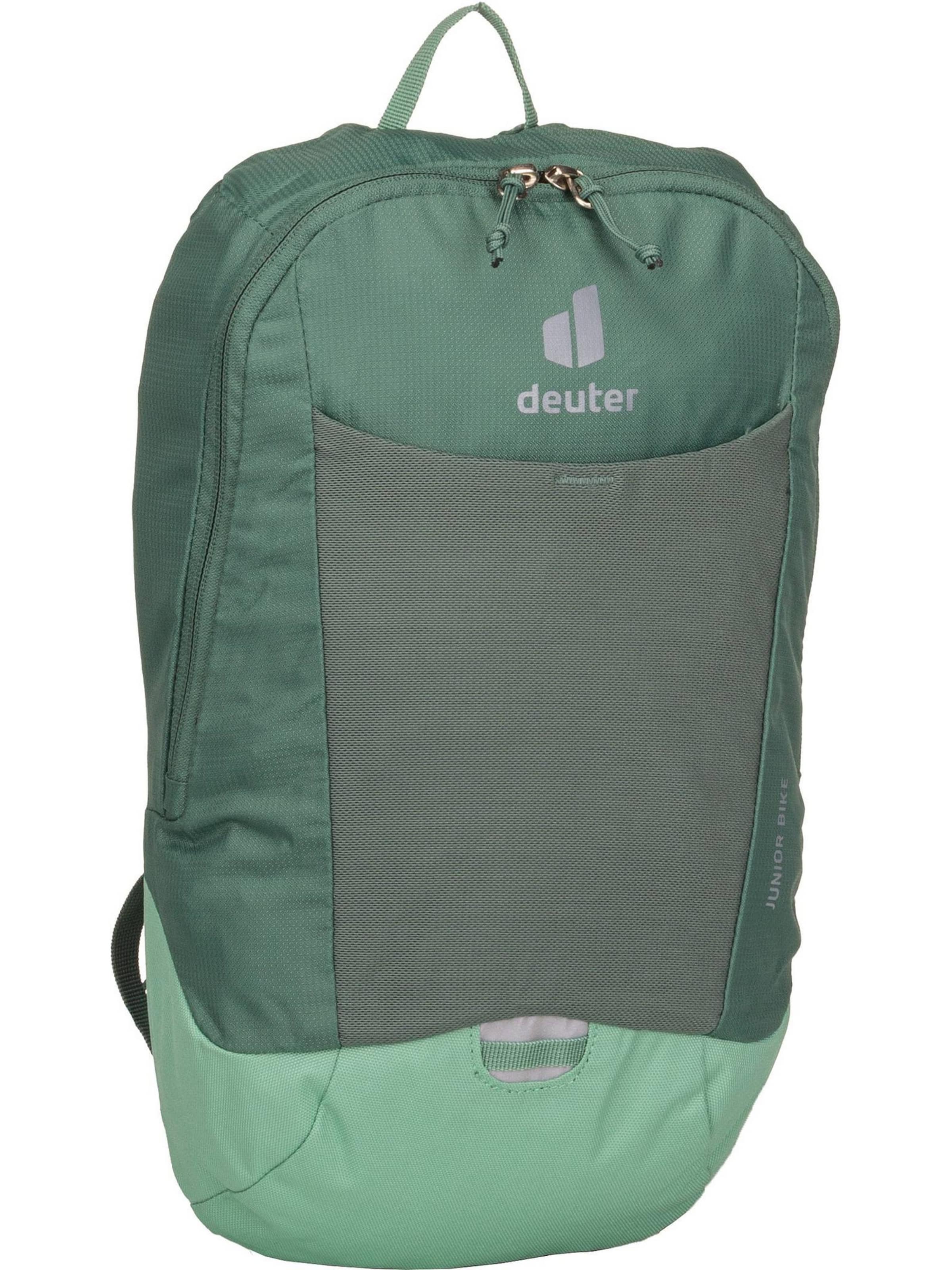 DEUTER Rugzak 'Junior Bike' in Groen: voorkant