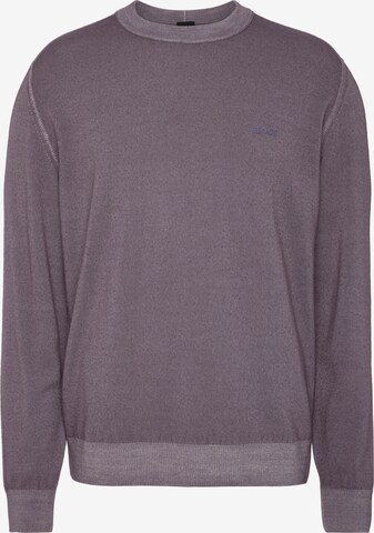 BOSS Sweater 'Astefe' in Purple: front