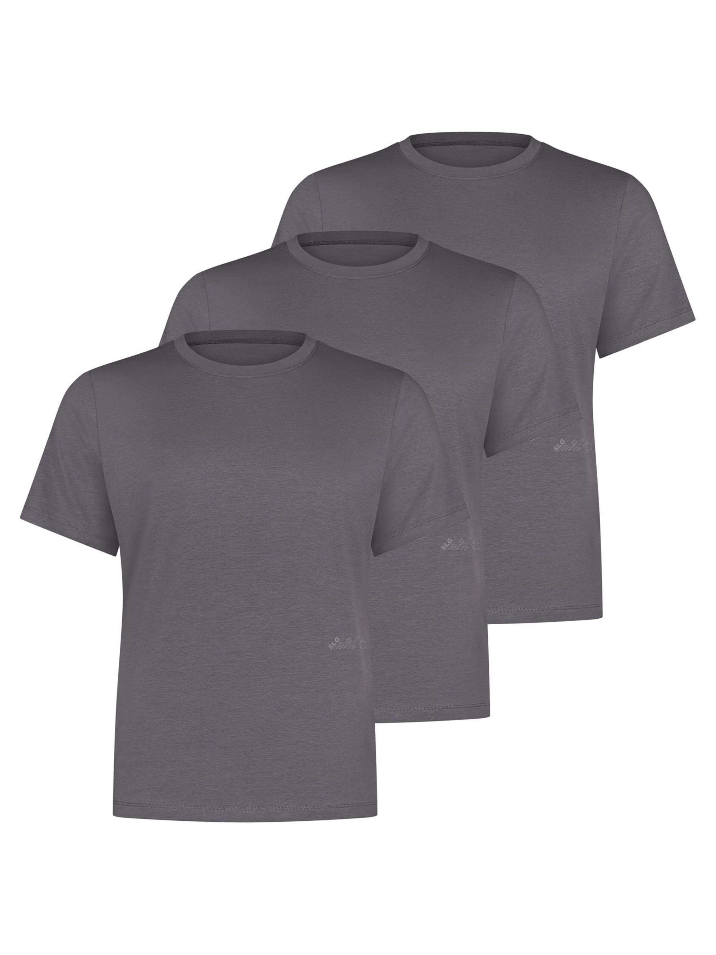 SLOGGI Undershirt 'SLG Base' in Grey: front