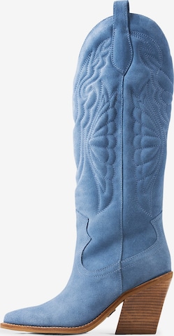 BRONX Cowboy Boots 'New-Kole' in Blue: front