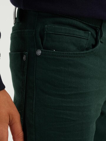 WE Fashion Slim fit Jeans in Green