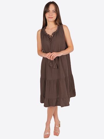 Seasons of April Kleid ' BUKI ' in Braun