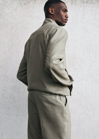 MANGO MAN Jacke 'Fred' in Grün