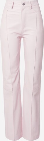 Regular Pantalon à pince REMAIN en rose : devant