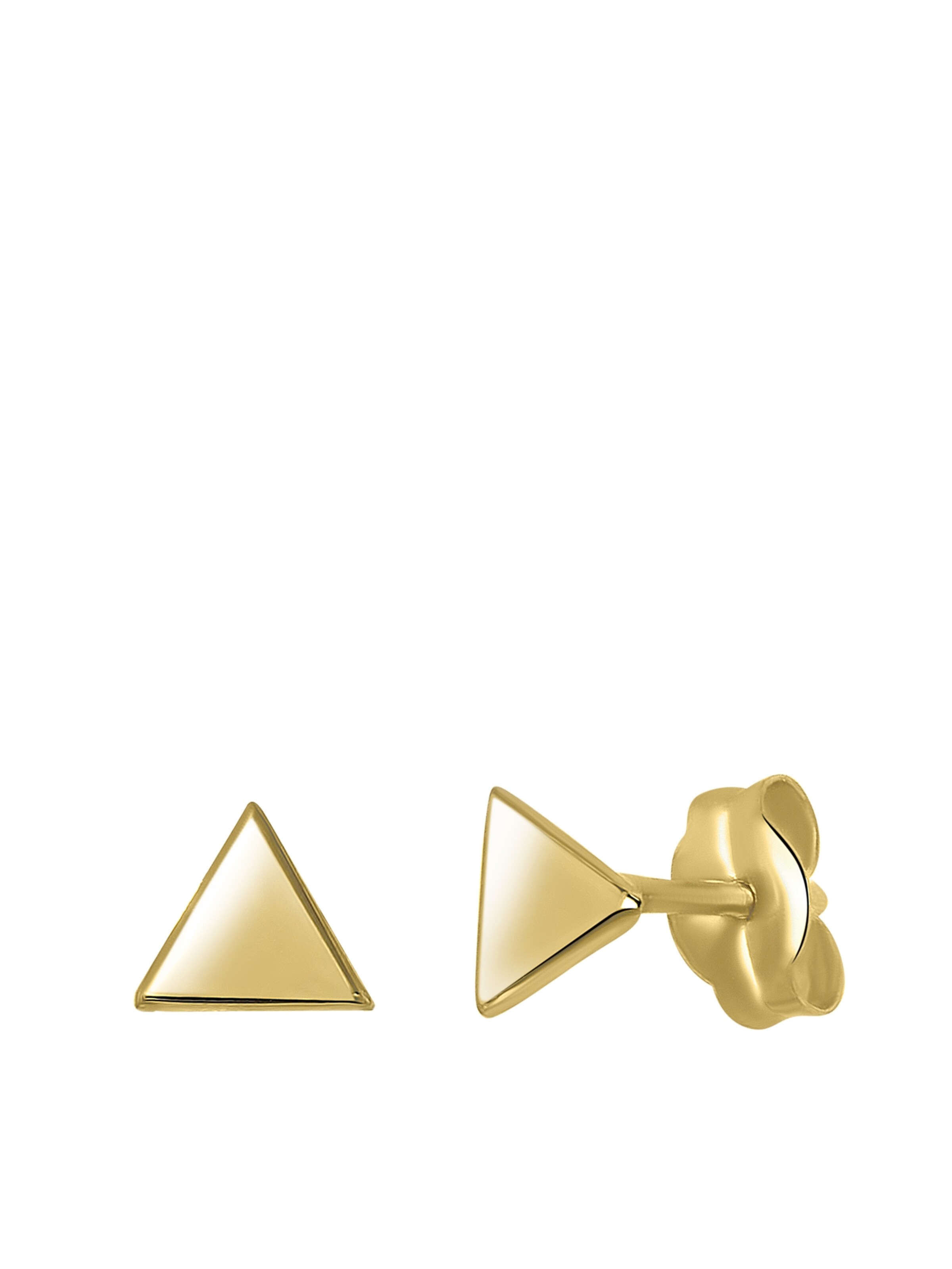 Lucardi Earrings in Gold: front