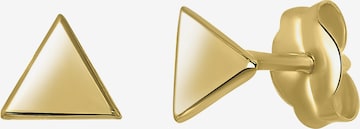 Lucardi Earrings in Gold: front