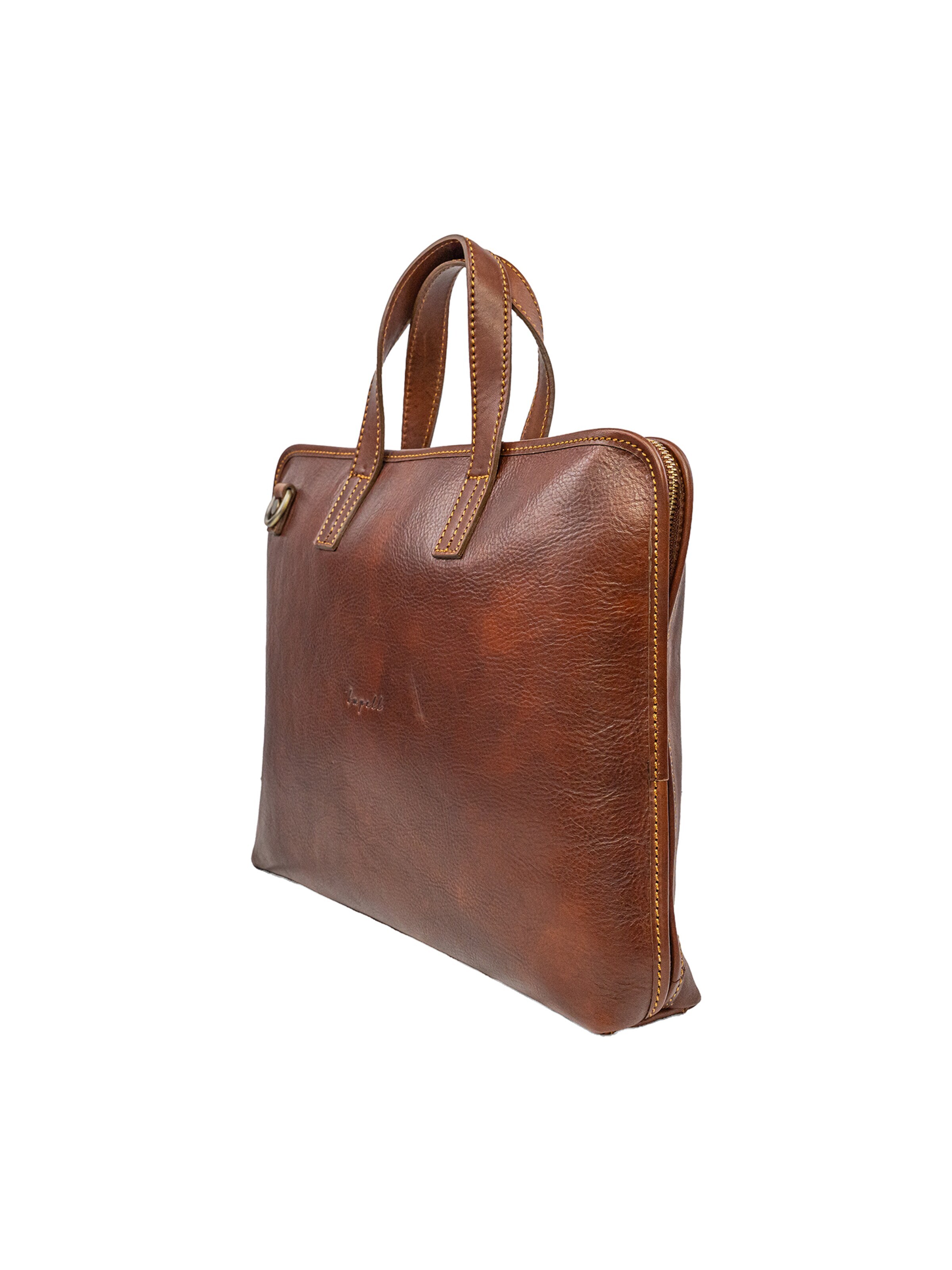 bupell Laptop Bag 'Pietro' in Brown