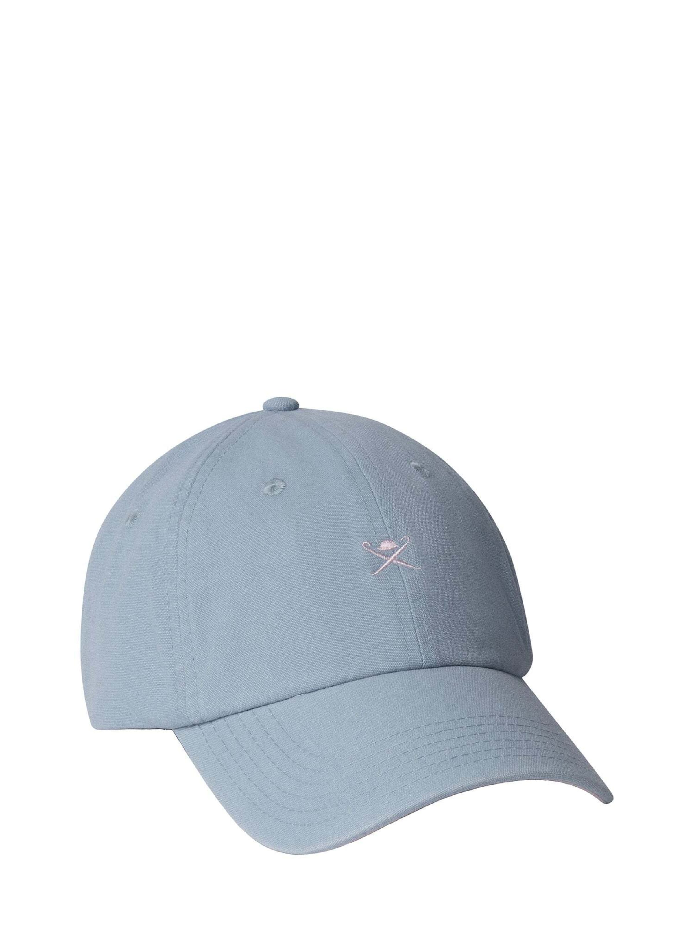Hackett London Casquette 'Brolly' en bleu-gris, Vue avec produit