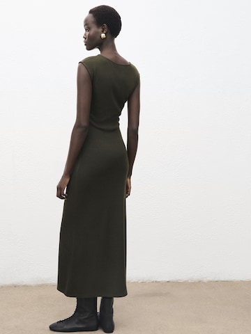 MANGO Kleid 'BASILEA' in Grün