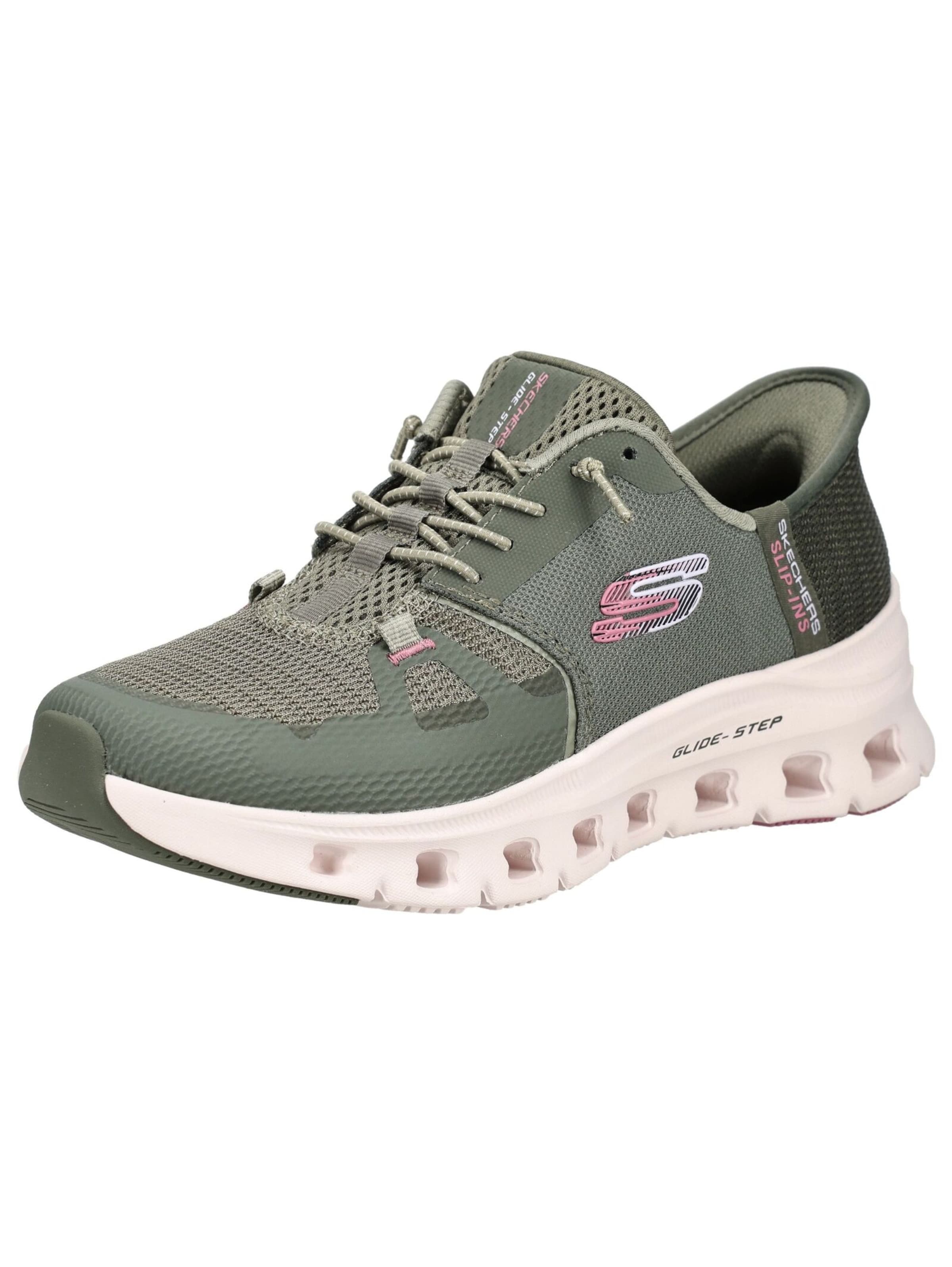 SKECHERS Sneakers laag in Groen: voorkant
