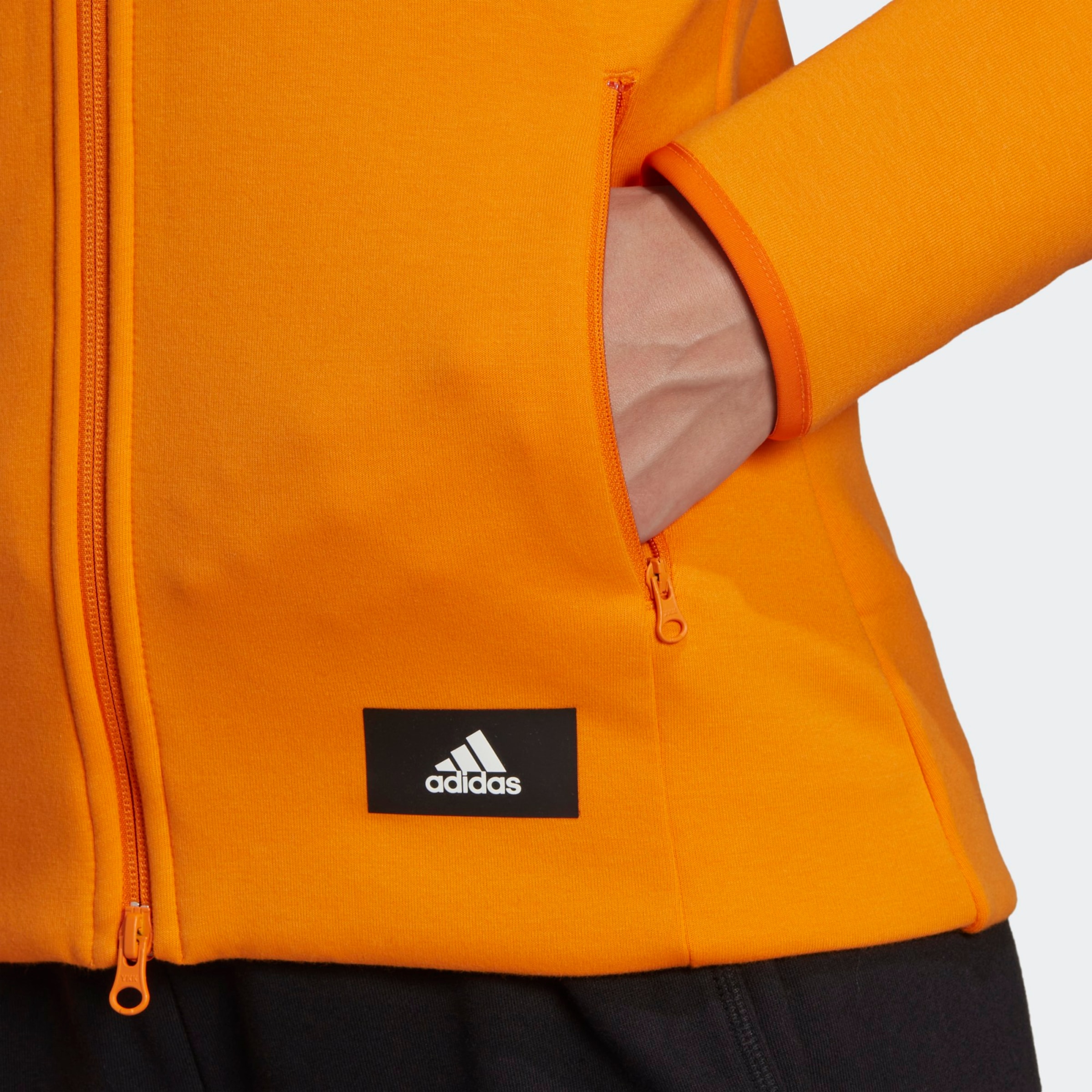nPiL2 Abbigliamento ADIDAS PERFORMANCE Giacca di felpa sportiva in Arancione Chiaro 
