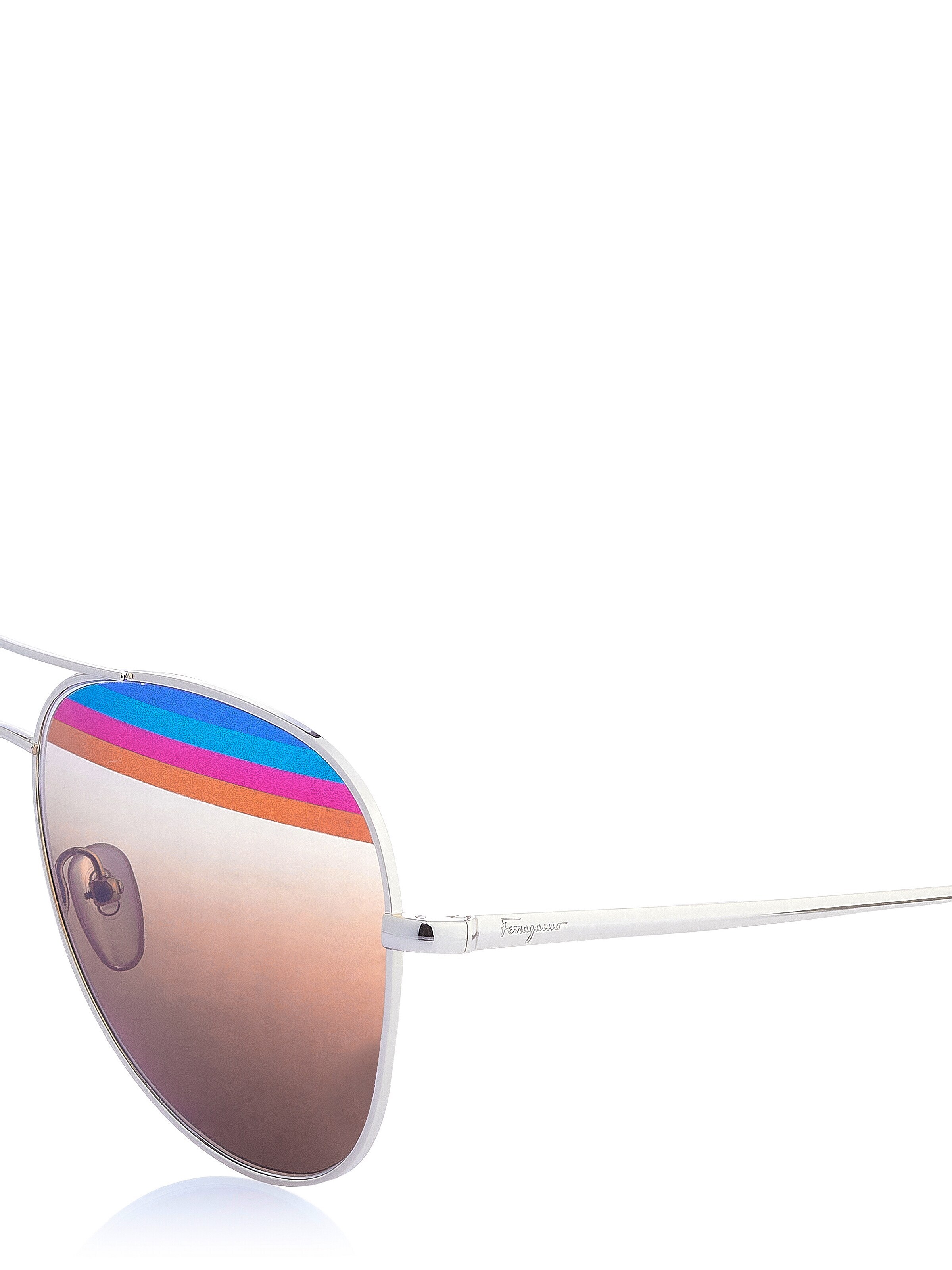 Lunettes de soleil 'Ferragamo Sonnenbrille' FERRAGAMO en or