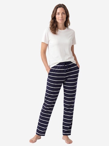 SCHIESSER Pajama 'Mix & Relax' in Blue
