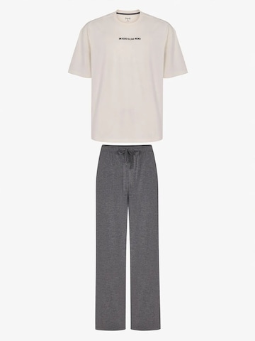 Penti Pyjama lang‌‌‌‌ in Grau: Vorderseite