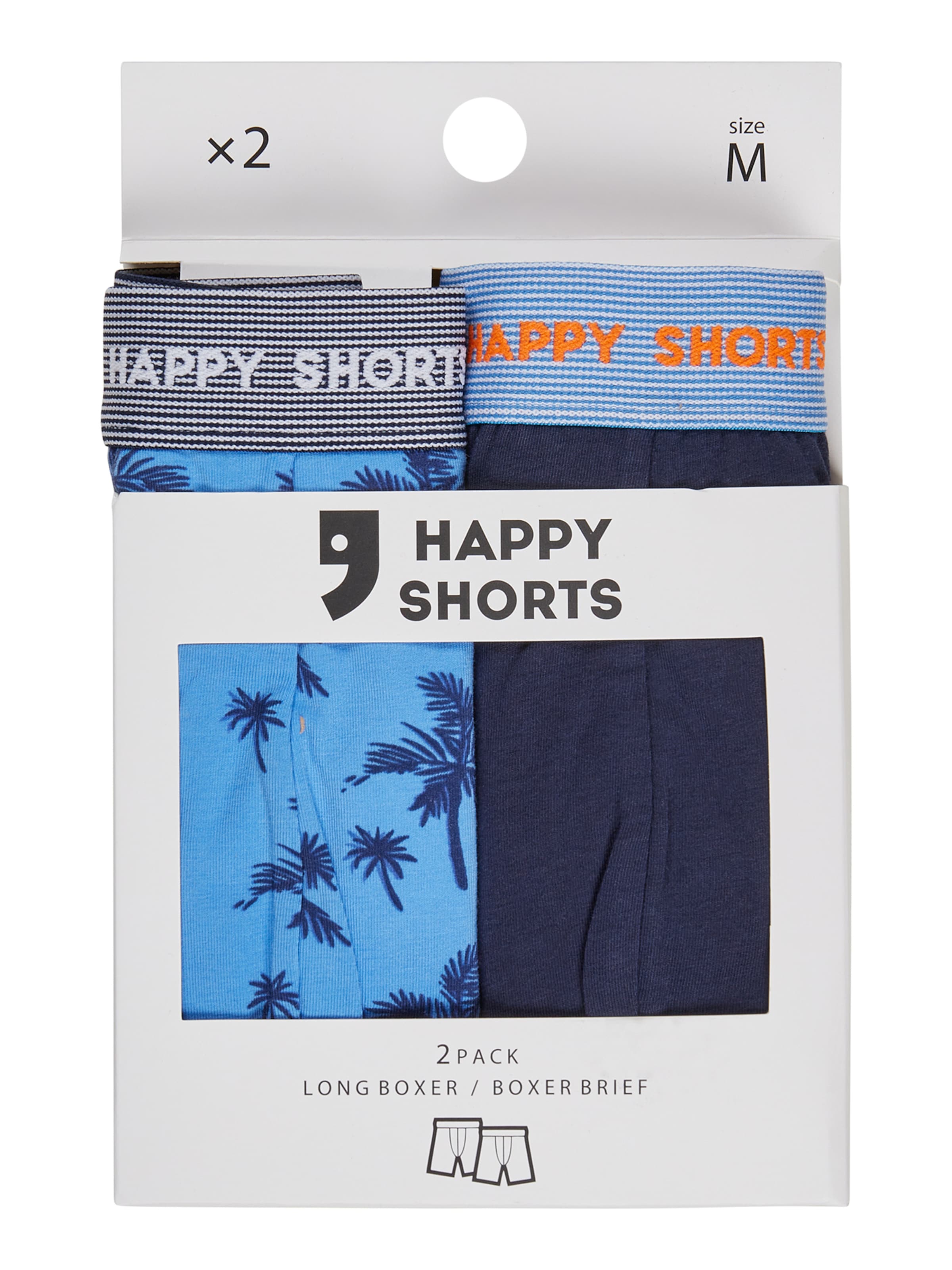 Boxers ' Jersey Boxer Briefs ' Happy Shorts en mélange de couleurs