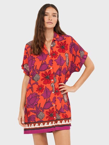 Gisela Μπλουζοφόρεμα σε πορτοκαλί: μπροστά