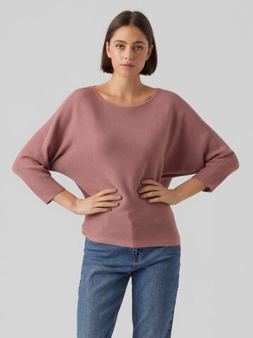 Pull-over 'VMNora' VERO MODA en rose : devant