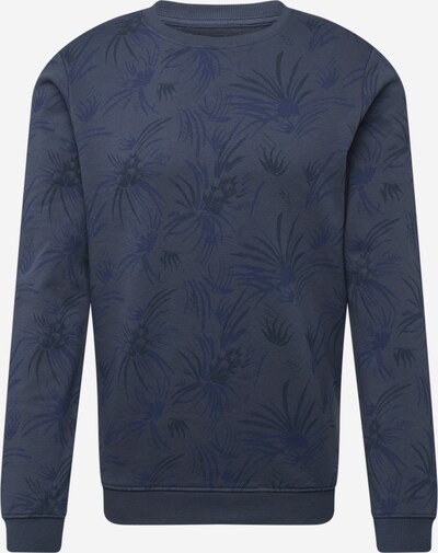 TOM TAILOR DENIM Sweatshirt in blau / dunkelgrau, Produktansicht