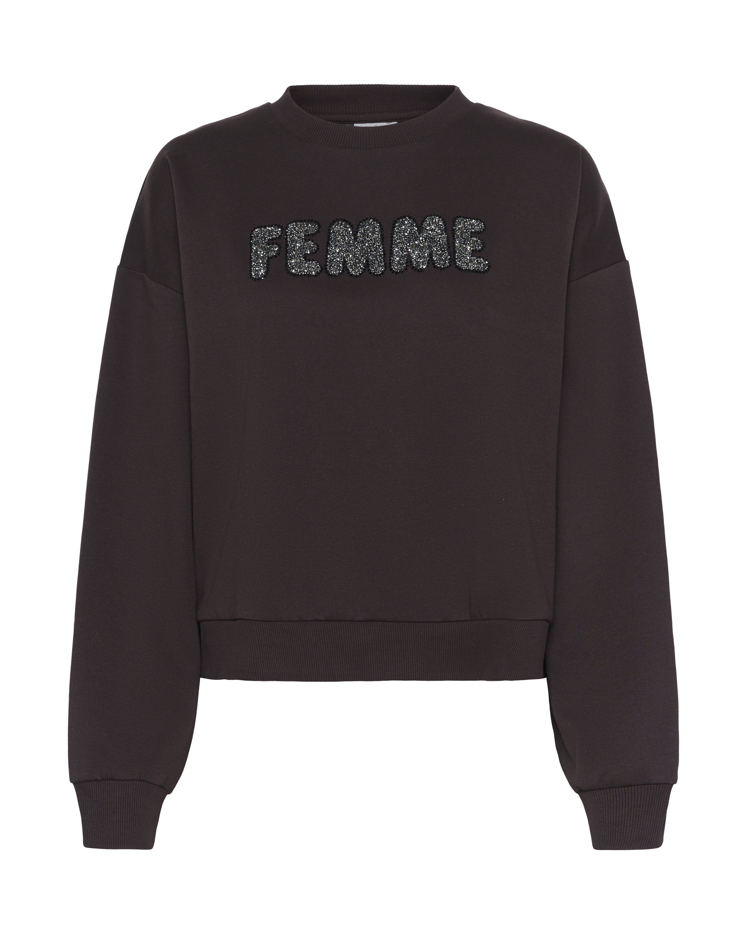 Kaffe Sweatshirt 'Alise ' i brun: forside