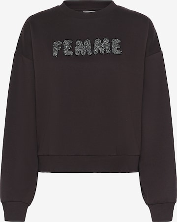 Kaffe Sweatshirt 'Alise ' in Bruin: voorkant