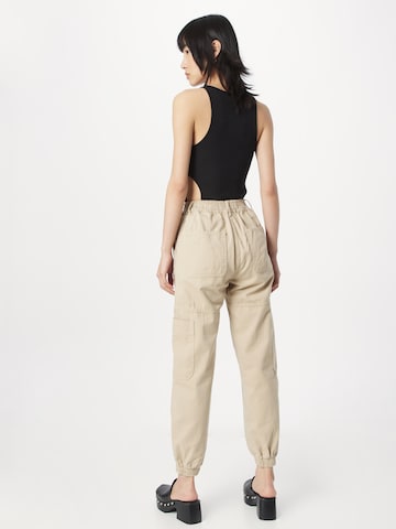 Tapered Pantaloni de la Koton pe bej