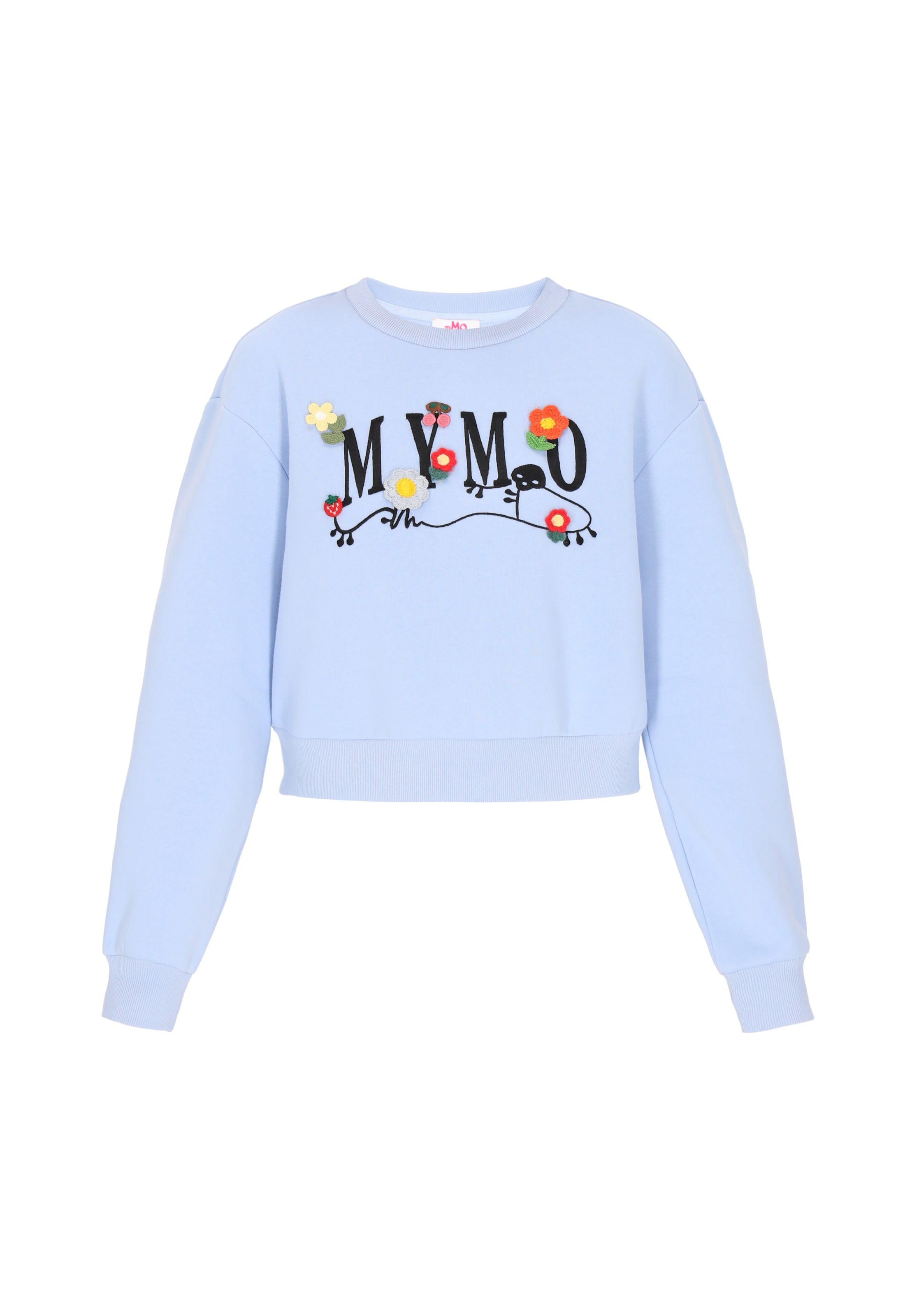 Sweat-shirt MYMO en bleu : devant