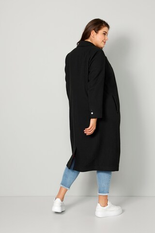 Angel of Style Between-Seasons Coat in Black