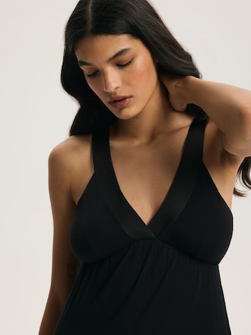 Camicia da notte 'Onyx' di ESOTIQ in nero