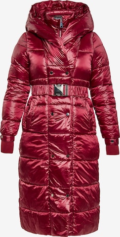 faina Winter coat in Red: front