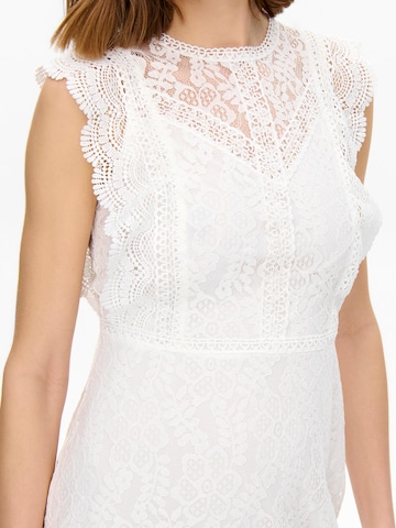 ONLY - Vestido de cocktail 'New Karo' em branco