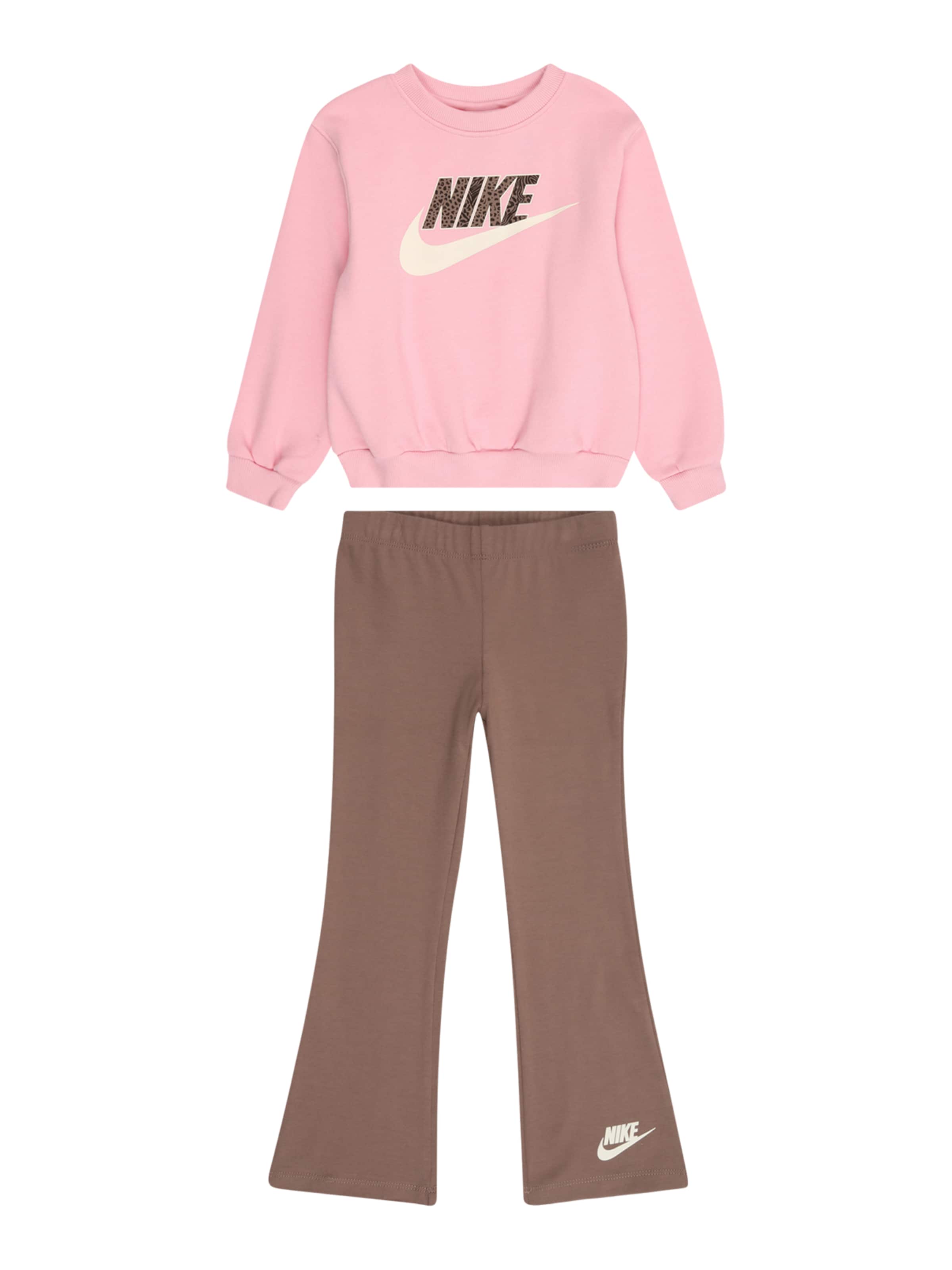 Nike Sportswear Σετ σε καφέ: μπροστά