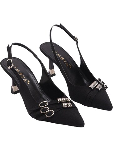 Limoya Slingpumps 'Rosig' in Zwart