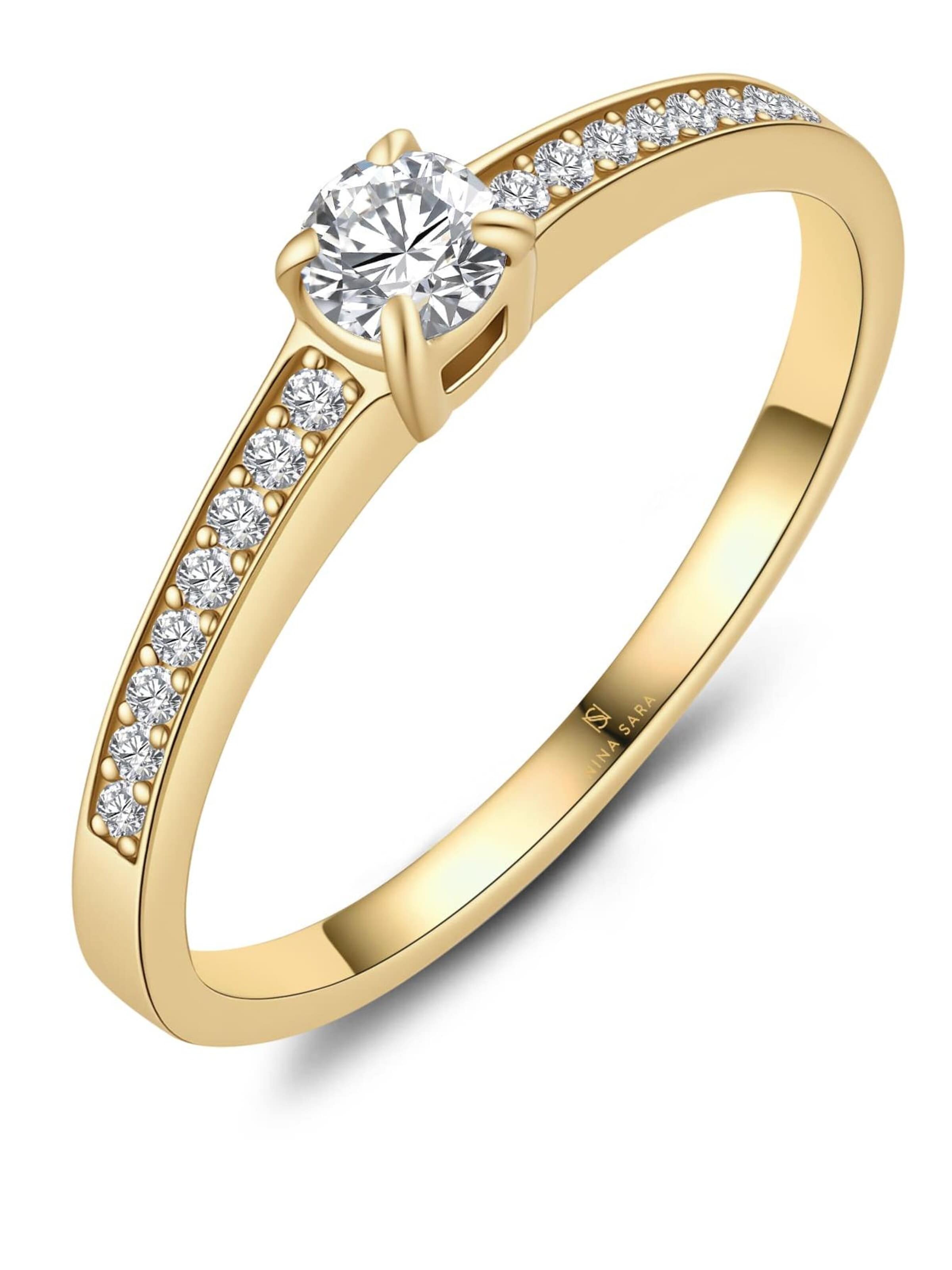 MARRYA - Anillo 'MARRYA NS-08 Antragsring aus Edelstahl' en oro: frente