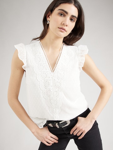 Camicia da donna 'FIE' di VILA in bianco: frontale