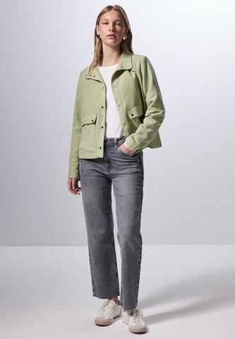Street One Studio Cordjacke mit Stehkragen in Grün