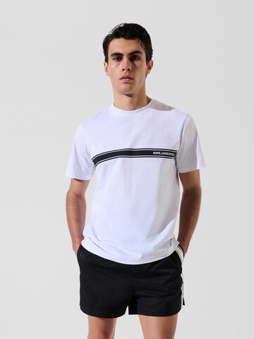 Maglietta di Karl Lagerfeld in bianco: frontale