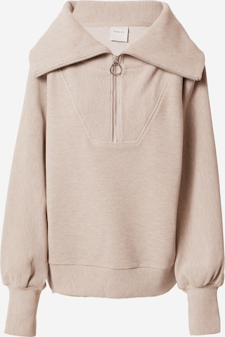 Varley Athletic Sweatshirt 'Vine' in Grey: front